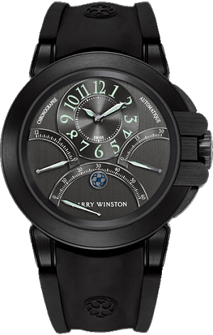 Review Harry Winston Ocean Triple Retro Chronograph 400 / MCRA44ZKC.A Replica watch - Click Image to Close